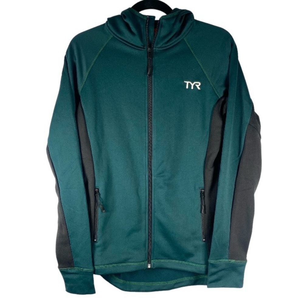 TYR Alliance Victory Warm Up Jacket Kelly Green Size Large Philadelphia Eagles